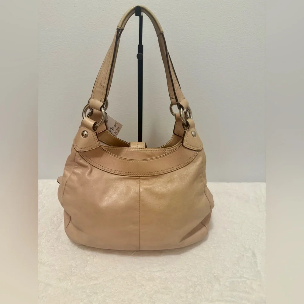 Coach Vintage Lynn Soho Champagne Beige Leather Shoulder Bag - Picture 4 of 8